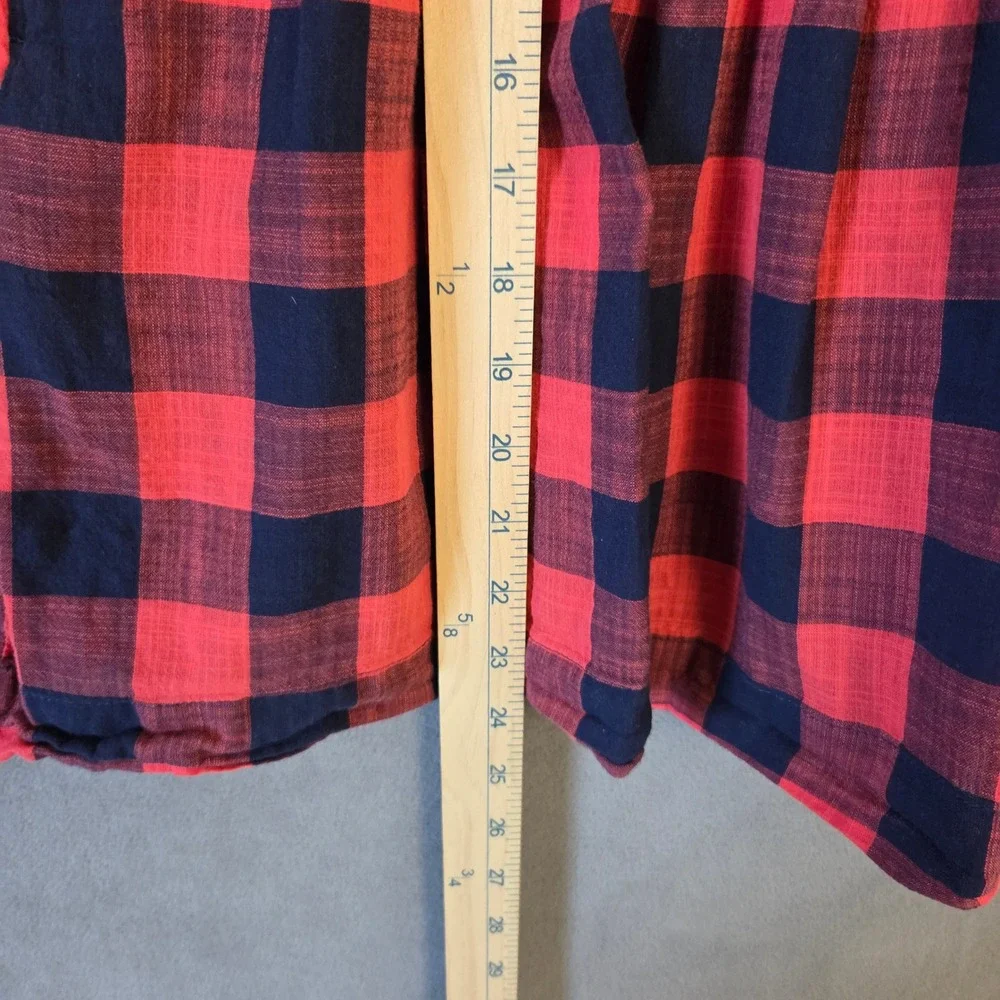 Crewcuts Buffalo Plaid Dress Girl's Size 6 Gingham Cotton Lined Zip Christmas